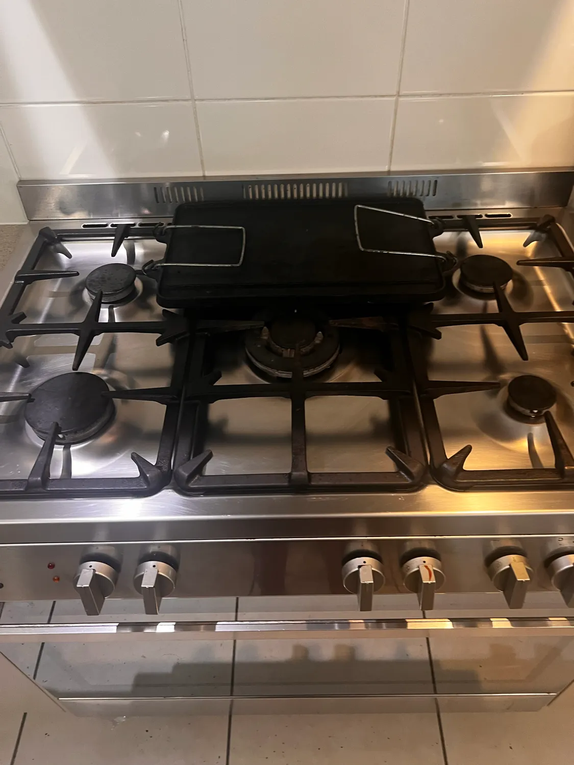Cooktop after cleaning